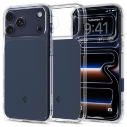 Husa MagSafe pentru Apple iPhone 17 Pro Max, Spigen, Ultra Hybrid T, Albastra Mata