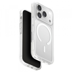 Husa MagSafe pentru Apple iPhone 17 Pro Max, UNIQ, Combat MagClick, Alba