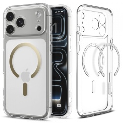 Husa MagSafe pentru Apple iPhone 17 Pro, Spigen, Ultra Hybrid, Aurie