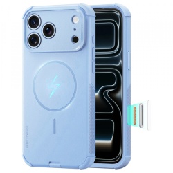 Husa MagSafe pentru Apple iPhone 18 Pro Max / 17 Pro Max, ESR, Cyber, Bleu