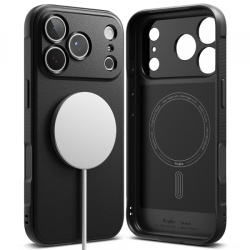 Husa MagSafe pentru Apple iPhone 18 Pro Max / 17 Pro Max, Ringke, Onyx, Neagra