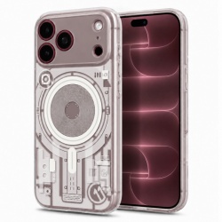 Husa MagSafe pentru Apple iPhone 18 Pro Max / 17 Pro Max, Spigen, C11 Ultra Hybrid MagFit Element, Alba ACS12307