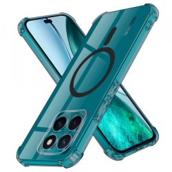 Husa MagSafe pentru Honor X8c, Techsuit, Shockproof Clear, Neagra
