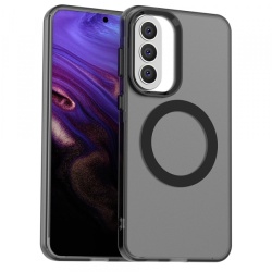 Husa MagSafe pentru Samsung Galaxy A57 5G, Techsuit, CandyCase, Neagra