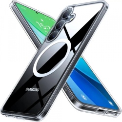 Husa MagSafe pentru Samsung Galaxy S25 S931, Torras, Guardian, Transparenta