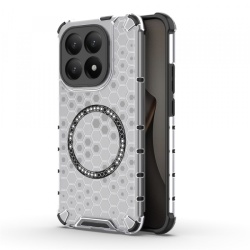 Husa MagSafe pentru Xiaomi 15T, Techsuit, HoneyComb Shield, Alba