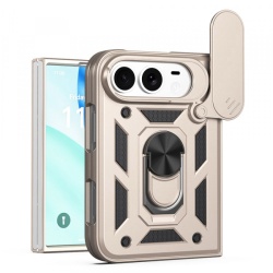 Husa pentru Apple iPhone Duo, Techsuit, CamShield, Aurie