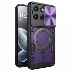 Husa pentru Motorola Edge 70 Fusion, Techsuit, CamGuard Pro, Mov