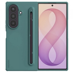 Husa pentru Samsung Galaxy Z Fold8 Ultra F976, Nillkin, Flex Pure with S-Pen Holder, Verde