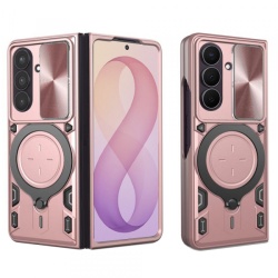 Husa pentru Samsung Galaxy Z Fold8 Ultra F976 / Z Fold7 F966, Techsuit, CamGuard Pro, Roz Aurie