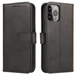 Husa pentru Xiaomi 15T Pro, OEM, Marva Wallet, Neagra