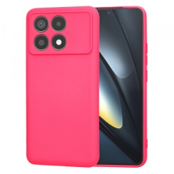 Husa pentru Xiaomi Poco F6 Pro, Techsuit, SoftFlex, Roz Inchis