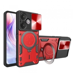 Husa pentru Xiaomi Redmi 13C 5G, Techsuit, CamGuard Pro, Rosie