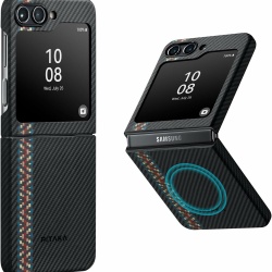 Husa Pitaka MagEZ 3, 600D Aramida, pentru Samsung Galaxy Z Flip 5, MagSafe, Rhapsody