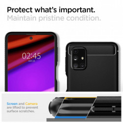 Husa protectoare Spigen Rugged Armor Samsung Galaxy M31S - negru - Img 5