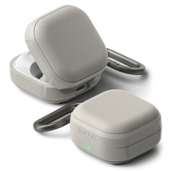 Husa Ringke Onyx Magnetic pentru Samsung Galaxy Buds4 Pro, Gri