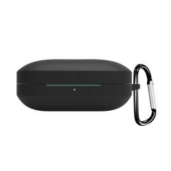 Husa Techsuit Silicone pentru OnePlus Buds Pro 2, Neagra