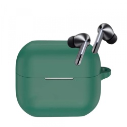 Husa Techsuit Silicone pentru Samsung Galaxy Buds 3 / 3 Pro, Verde