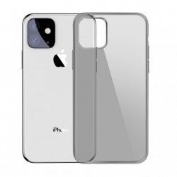 Husa telefon Baseus Simple Series Transparent Gel TPU Cover pentru 11 Pro Max black (ARAPIPH65S-01)