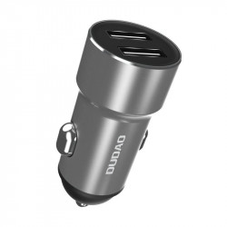 Incarcator auto DUDAO 2x USB 3.4A - gri