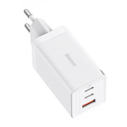 Incarcator de perete Baseus GaN5 Pro 2xUSB-C + USB, 65W (alb) - Img 4