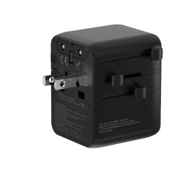 Incarcator Mophie Essential 35w GaN 5 Port + AC Travel Adapter Black - Img 2