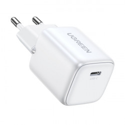 Incarcator rapid GaN USB C 30W PD Ugreen Nexode Mini - alb