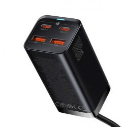 Incarcator rapid universal GaN Baseus GaN3 Pro 2 x USB tip C / 2x USB 100W PD3.0, QC4.0 +, AFC negru (CCGP000101) - Img 3