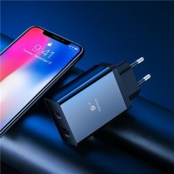 Incarcator retea pentru telefon , Dux Ducis c40 , 1 port Usb Smart , 1 x Type C PD 3.0 , negru - Img 2