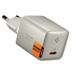 Incarcator Retea Spigen EE301EU Essential, 30W, 3A, 1 x USB-C, Gri Titan ACH10448