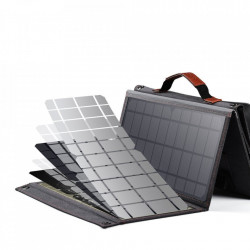 Incarcator solar pliabil Choetech Solar fotovoltaic 36W USB / USB tip C (94 x 36 cm) Gri (SC006) - Img 5