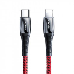 Joyroom USB tip C - Cablu Lightning Putere de livrare 20W 2.4A 1.2m rosu (S-1224K2 Negru)