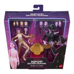 K POP VANATORI DE DEMONI SET 2 FIGURINE RUMI SI JINU CU ACCESORII