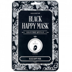KOCOSTAR Happy Mask Masca de fata Neagra 25 ml