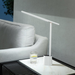 Lampa LED de birou pentru lectura,pliabila,reincarcabila Baseus Smart Eye (Smart Light) alba (DGZG-0G) - Img 2
