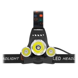 LANTERNA FRONTALA LED 2X 3W 2X ACCU 350 LM REBEL - Img 5