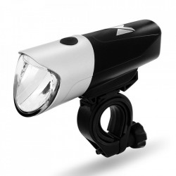 Lanterna reincarcabila pentru bicicleta Wozinsky black-silver (WFBLB1)