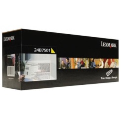 LEXMARK 24B7501 YELLOW CARTRIDGE