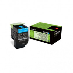LEXMARK 80C2HCE CYAN TONER