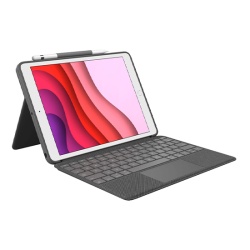 Logitech Combo Touch iPad 10,2 7/8/9.Gen QWERTY (IT) - Grey