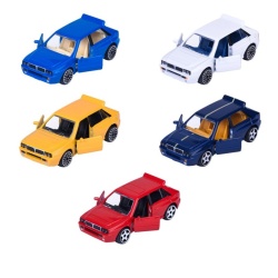 MAJORETTE SET 5 MASINUTE METALICE LANCIA DELTA SCARA 1 LA 64 - Img 2