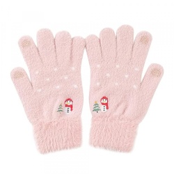 Manusi De Iarna Tactile Dama Techsuit ST0011, Marime 17cm, Roz