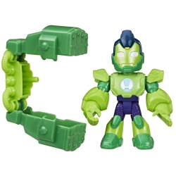 MARVEL IRON MAN SI PRIETENII SAI UIMITORI FIGURINA IRON HULK 7.6CM - Img 2