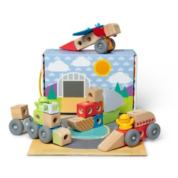 MELISSA AND DOUG SET DE CONSTRUCTIE DIN LEMN VEHICULE - Img 2