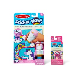 MELISSA AND DOUG STICKER WOW SET DE JOACA AUTOCOLANTE SI STAMPILA UNICORN - Img 2