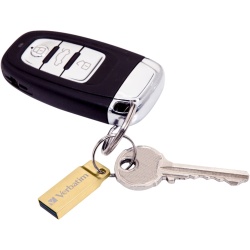 Memorie USB Verbatim Metal Executive 3.0, 32GB, Gold - Img 2