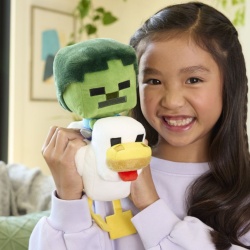 MINECRAFT FIGURINA DE PLUS CHICKEN JOCKEY 20CM - Img 3