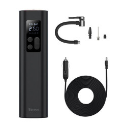 Mini compresor auto Baseus pentru priza bricheta neagra (CRCQ000001)