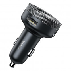 Modulator FM Baseus Enjoy Car Wireless MP3 Charger, Bluetooth 5.0, microSD, AUX (black) - Img 6
