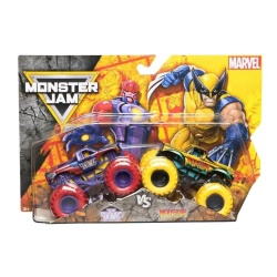 MONSTER JAM SET 2 MASINUTE METALICE THE SENTINELS VS WOLVERINE SCARA 1 LA 65